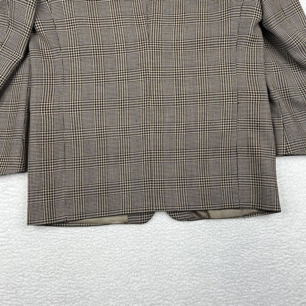 Vintage Givenchy Monsieur Blazer Mens 41R Brown 100% Wool Sports Coat Made USA - Picture 8 of 16
